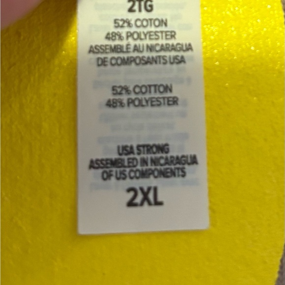 Peace Love Autism Tan Sweatshirt 2X - Picture 2 of 2